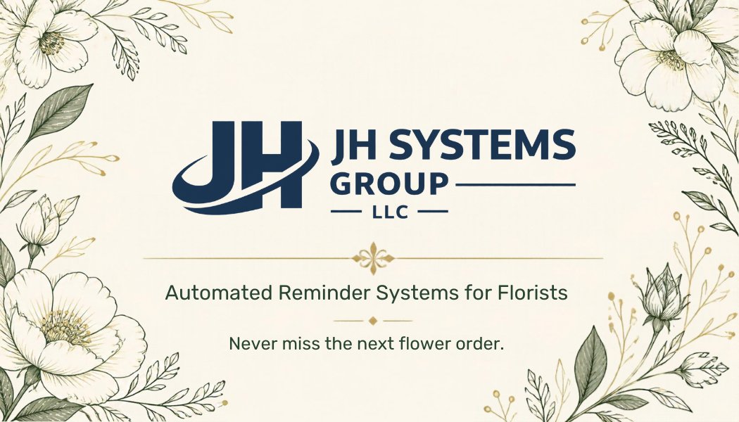 JH Systems Group business card
